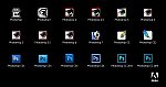 Adobe Photoshop, aniversário de 25 anos - Timeline de Ícones do Software