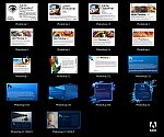 Adobe Photoshop, aniversário de 25 anos - Timeline de “splash screen” do software