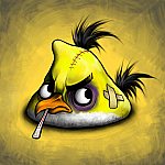 Yellow Angry Bird - by Scooterek