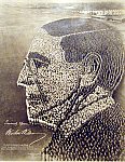 Retrato vivo de Woodrow Wilson - Mole 