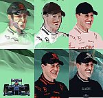 Michael Schumacher - Processo de criação - Ilustração por Piotr Buczkowski