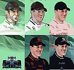 Michael Schumacher - Processo de criação - Ilustração por Piotr Buczkowski