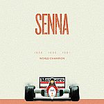 Ayrton Senna - Arte do carro - Ilustração por Piotr Buczkowski