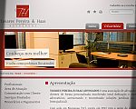 Desenvolvimento de Site para Tavares Pereira e Haas Advogados - Blumenau / SC [O Escritório]