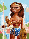Modern Myth: Wonder Woman x Athena por Tim Maclean