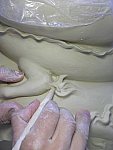 Arte em cerâmica - Vaso de Dragão
