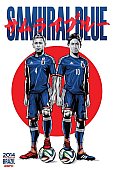 ESPN - Pôster da seleção do Japão vetorial por Cristiano Siqueira - Copa do Mundo Fifa - Brasil 2014