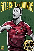 ESPN - Pôster da seleção de Portugal vetorial por Cristiano Siqueira - Copa do Mundo Fifa - Brasil 2014