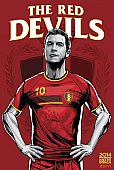 ESPN - Pôster da seleção da Bélgica vetorial por Cristiano Siqueira - Copa do Mundo Fifa - Brasil 2014
