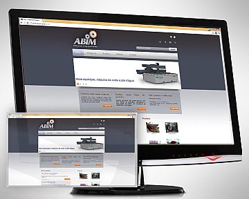 Criação e desenvolvimento de site para Abim