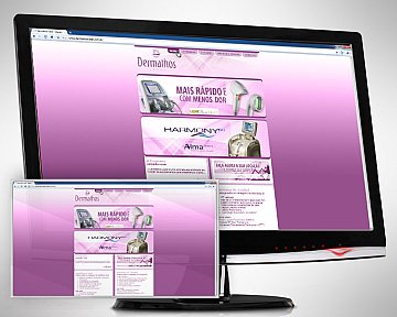Criação e desenvolvimento de site para Dermathos Laser Criação e desenvolvimento de site para Dermathos Laser