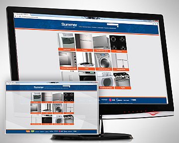 Desenvolvimento de site para Summer Eletro Desenvolvimento de site para Summer Eletro
