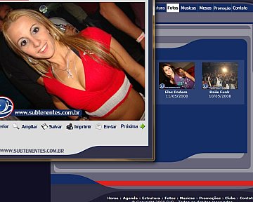 Criação e desenvolvimento de site para Subtenentes