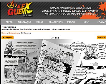 Desenvolvimento de site para Alex Guenther