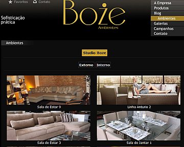 Criação e desenvolvimento de site para Boze Criação e desenvolvimento de site para Boze