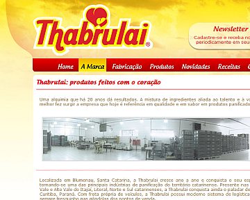 Criação e desenvolvimento de site para Thabrulai