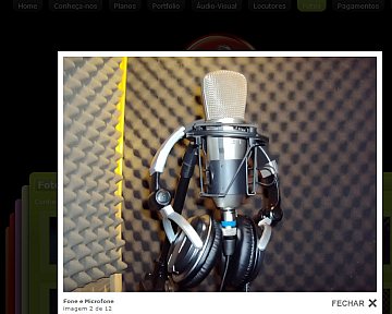 Criação e desenvolvimento de site para KF AudioRec