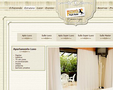 Desenvolvimento de site para Fazzenda Park Hotel Desenvolvimento de site para Fazzenda Park Hotel
