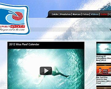 Criação e desenvolvimento de site para SpiritWalker