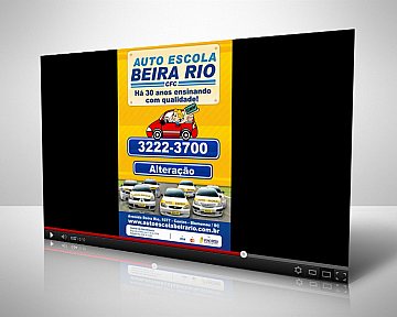 Produção de VT de 10 segundos em mídia indoor para Auto Escola Beira Rio Produção de VT de 10 segundos em mídia indoor para Auto Escola Beira Rio