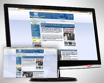 Criação e desenvolvimento de site para AEAMVI Criação e desenvolvimento de site para AEAMVI