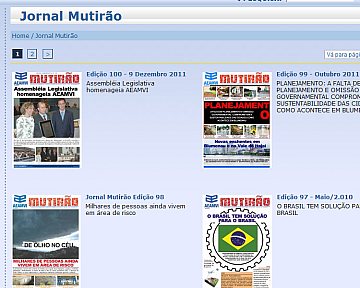 Criação e desenvolvimento de site para AEAMVI Criação e desenvolvimento de site para AEAMVI