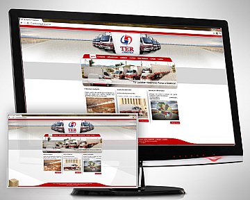Criação e desenvolvimento de site para Ter Logistica