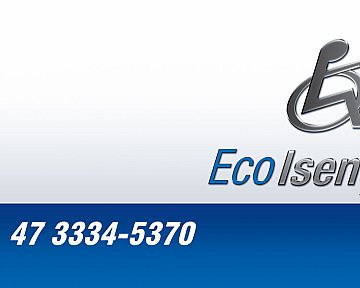 Criação de arte para fachada da Eco Isenções