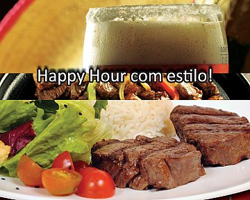 Flyer para Almoço Executivo e Happy Hour do El Burrito