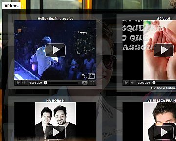 Criação e desenvolvimento de site para Luciano e Gabriel Criação e desenvolvimento de site para Luciano e Gabriel