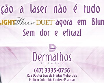 Criação de arte para Outdoor para Dermathos Clínica - LightSheer Duet