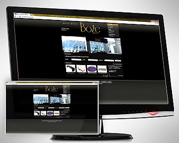 Criação e desenvolvimento de site para Boze Criação e desenvolvimento de site para Boze