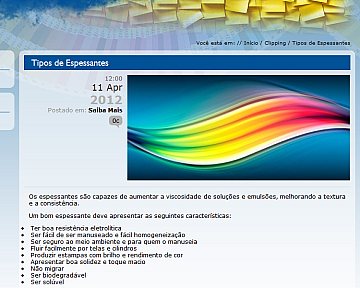 Criação e desenvolvimento de site para Stamp Química