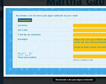 Desenvolvimento de Hot Site para evento "Palestra com Martha Gabriel - Gestão de Redes Sociais" Desenvolvimento de Hot Site para evento "Palestra com Martha Gabriel - Gestão de Redes Sociais"