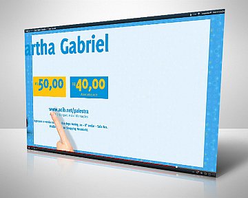 Criação de VT de 35 segundos para divulgação do evento "Palestra com Martha Gabriel - Gestão de Redes Sociais"