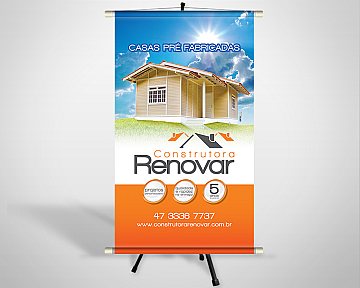 Criação de Banner para Construtora Renovar Criação de Banner para Construtora Renovar