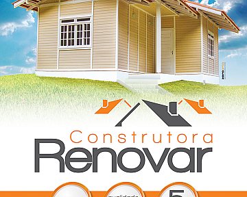 Criação de Banner para Construtora Renovar Criação de Banner para Construtora Renovar
