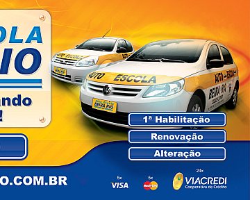 Outdoor Auto Escola Beira Rio institucional 2012 Outdoor Auto Escola Beira Rio institucional 2012