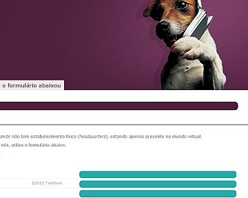 Desenvolvimento de Site para Amor de Cão Desenvolvimento de Site para Amor de Cão