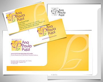 Criação de papelaria para Instituto Ana Paula Pujol Criação de papelaria para Instituto Ana Paula Pujol