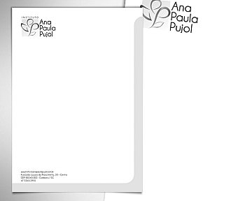 Criação de papelaria para Instituto Ana Paula Pujol Criação de papelaria para Instituto Ana Paula Pujol