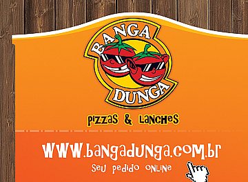 Anúncio do Banga Dunga Pizzas e Lanches para Guia Fácil 2010