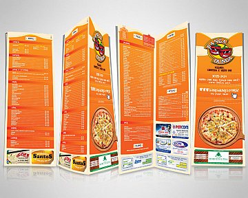 Cardápio para Banga Dunga Pizzas e Lanches (2010)