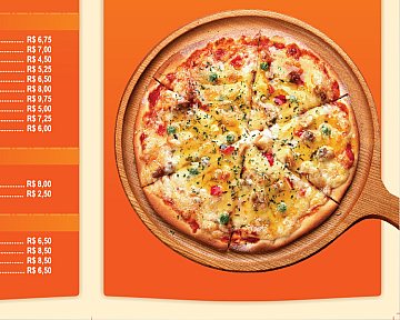 Cardápio para Banga Dunga Pizzas e Lanches (2010)
