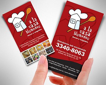 Cartão de Visita para A La Casa