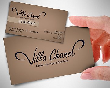 Cartão de Visita para Villa Chanel