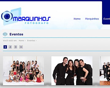 Desenvolvimento de novo site para Marquinhos Fotógrafo
