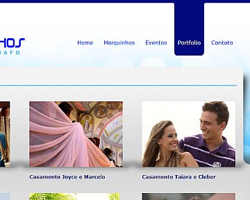 Desenvolvimento de novo site para Marquinhos Fotógrafo