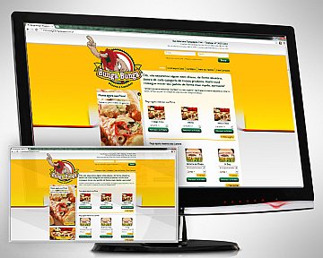 Criação e Desenvolvimento de site para o Bunga Bunga Pizzas e Lanches