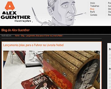 Desenvolvimento de novo site para Alex Guenther em 2012 Desenvolvimento de novo site para Alex Guenther em 2012